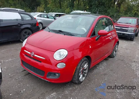 2015 Fiat 500 Sport z USA, uszkodzony, nr VIN 3C3CFFBR9FT721766
